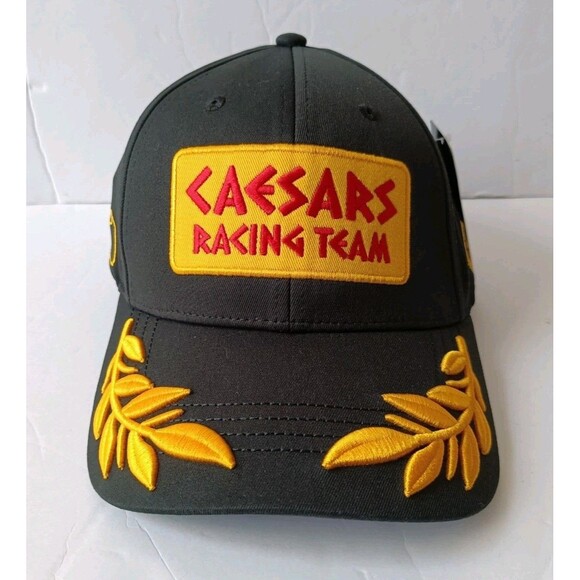 Caesar Team Racing Hat Men's Adjustable Black Snapback  Special Edition - Picture 1 of 7